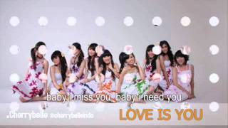 Love Is You  Cherry Belle with Lyrics  Lirik Indonesia [upl. by Erdnoed]