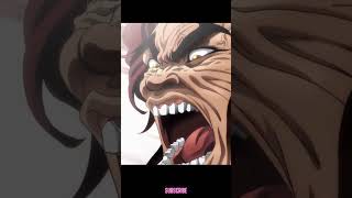 Baki pissed off his dad 🥶👀  anime animemoments [upl. by Ynnek170]