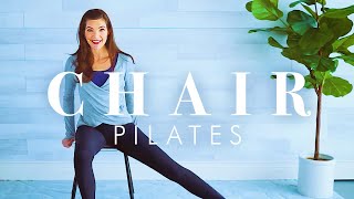 Chair Pilates Cardio Workout for Seniors amp Beginners  Feel Good Seated Exercises [upl. by Cordalia283]