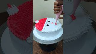 2023 Christmas Cake design viral shorts christmascake [upl. by Obaza]