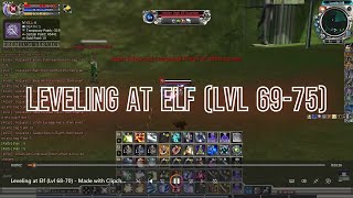 Leveling at Elf Lvl 6975  RF Online Playpark Desolation [upl. by Kindig]