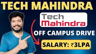 Tech Mahindra Recruitment 2024  Tech Mahindra Hiring process  Tech Mahindra Job for freshers [upl. by Hesper686]