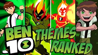 Every Ben 10 THEME SONG Ranked  WORST to BEST [upl. by Inavoig]