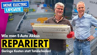 Wie man EAuto Akkus repariert  So sieht die Zukunft aus Tesla Batterie Reparatur bei RPR Motors [upl. by Bromleigh]