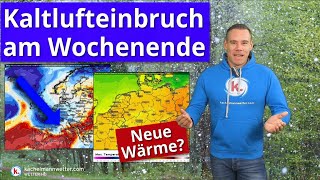 Kaltlufteinbruch am Wochenende  Frühlingsluft geht Rasche Erholung [upl. by Mert]