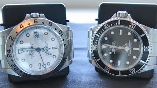 Rolex Submariner 14060M VS Rolex Explorer II 16570 [upl. by Adnarom]