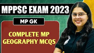 MP GK for MPPSC Prelims 2023 Exam  Complete MP Geography MCQs [upl. by Kippy424]