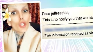 Jeffree Star Is Forced into Silence After Receiving Disturbing Email [upl. by Itaws]