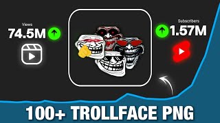 100 trollface png  trollface editing  Download troll face  trending trollface [upl. by Pisano276]