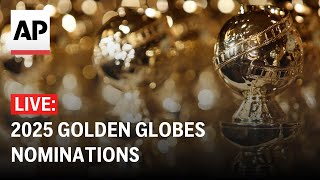 2025 Golden Globes Nominations LIVE Mindy Kaling and Morris Chestnut announce nominees [upl. by Ybrek]