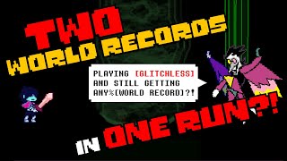 Deltarune All Chapters Glitchless but its also Any World Record [upl. by Ylen]