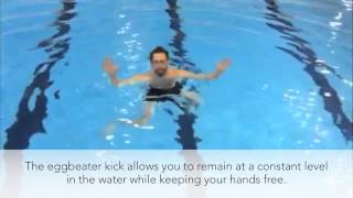 Swim Tip How to Perform the Eggbeater Kick [upl. by Adey122]