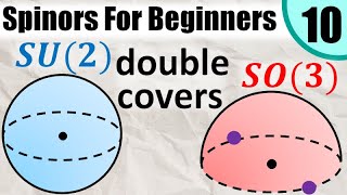 Spinors for Beginners 10 SU2 double covers SO3  SL2C double covers SO13 [upl. by Clite]