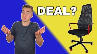 IKEAs Cheapest Gaming Chair Good Deal [upl. by Novyert]