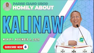 Fr Ciano Homily about KALINAW  1142024 [upl. by Aicela]