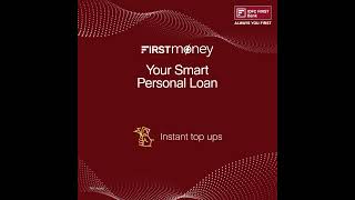 Experience smarter financing with IDFC FIRST Banks smart personal loan  FIRSTmoney [upl. by Anifares]