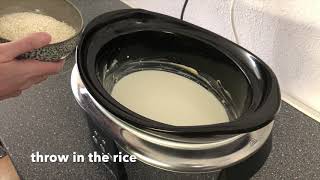 ricepudding from the slowcooker  Crockpot [upl. by Justus359]