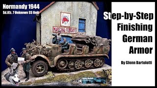 135 scale Normandy Diorama with German Sdkfz 7 [upl. by Greenman1]