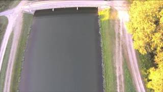 Der Illerkanal bei Illertissen  The Iller Canal near Illertissen  Yuneec Q500 Quadrocopter [upl. by Arikihs]