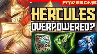 SMITE  THIS BUILD FOR HERCULES IS OVERPOWERED  SMITE JOUST [upl. by Ashok]