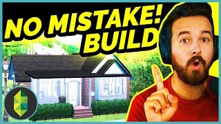 NO MISTAKES Build Challenge  The Sims 4 [upl. by Aicenert]