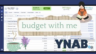 How I Budget My 90K Salary  🍂Nov Paycheck 1  YNAB [upl. by Alekim]