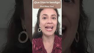 How to SAY and REPLY to GOD BLESS YOU in Spanish Learn Spanish [upl. by Ebberta]