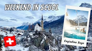 SCUOL SWITZERLAND What to do in Scuol in the Engadin Valley Thermal Hot Baths  Travel Tips [upl. by Suirrad]