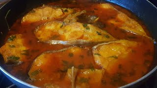 বোয়াল মাছের কষা ঝোল রেসিপি  Boal Fish Masala Recipe  Boal Macher Recipe  Fish recipe [upl. by Anrak]