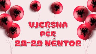 🇦🇱 Vjersha per 28  29 Nentorin 🇦🇱  Vjersha per femije [upl. by Odiug]