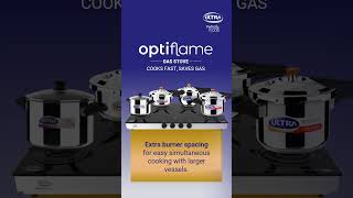 OPTIFLAME Gas Stove Cooking Fast Saves Gas amp Extra Burner Spacing [upl. by Jurgen]