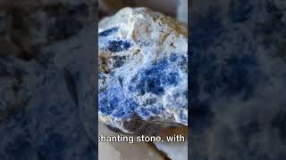 Sodalite Crystal For Throat Chakra Healing crystals chakrahealing chakrabalancing crystalhealing [upl. by Drobman]