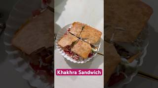 Gujarat’s Famous Khakhra Sandwich for ₹60 shorts food [upl. by Bocoj]