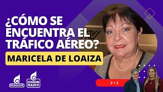 ¿Cómo se encuentra el tráfico aéreo con la preseinte de ALAV Maricela de Loaiza  Dos más Dos [upl. by Trebla]