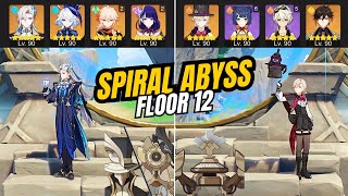 2 “FATHERS” VS annoying bosses C0 Nevi amp Lyney  46 Genshin Spiral Abyss Floor 12 [upl. by Eeleak]