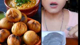 daal Bati kaise banayerecipe in hindi mukbang shortvideo mukbanging [upl. by Darra441]