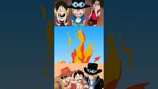 When ace alive luffy ace sabo onepiece shortvideo [upl. by Parsaye]