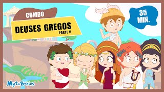 Combo Deuses Gregos Parte II  Myth Babies  Mitologia Grega para as Crianças [upl. by Eddra]