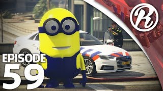 GTA5 NEDERLANDSE POLITIE VS EEN MINION  Royalistiq  Politie en boefje 59 [upl. by Monteith888]