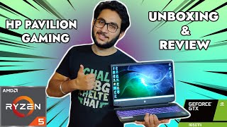 HP Pavilion Gaming Unboxing amp Review  RYZEN 5 4600H  GTX 1650Ti [upl. by Daas]