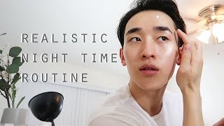 Realistic NIGHT TIME routine  Glowy Skin [upl. by Bartolome681]