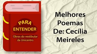 Para Entender  Melhores Poemas de Cecília Meireles  Vestibular Unicentro 2024 [upl. by Ardnaet464]