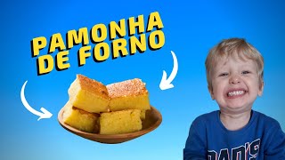 PAMONHA DE FORNO  com o Davi [upl. by Greenland311]