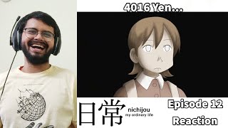 Nichijou Episode 12 Reaction  Review [upl. by Eirellam]