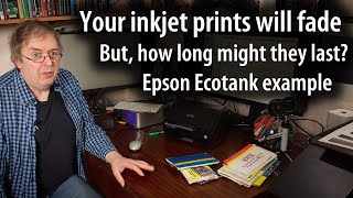 How long will inkjet prints last Ecotank 85508500 Photo and art print lifetimes Finding answers [upl. by Albert]