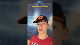 MTSU vs Kennesaw State Game Prediction collegefootballfootballsports [upl. by Lectra]