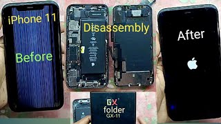 iPhone 11 Disassembly Screen replacement iPhone 11 folder change kise kare iPhone 11 open kise kare [upl. by Mallorie908]