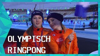 Olympisch Ringpong met Suzanne Schulting en Yara van Kerkhof  ZAPPSPORT [upl. by Carolle]