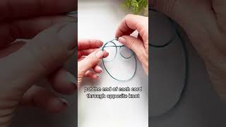 SUPER EASY sliding knot tutorial  make a bracelet with me [upl. by Euqinor654]