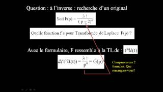 Original avec la formule du retard appliqué à la transformée de Laplace [upl. by Kcor]